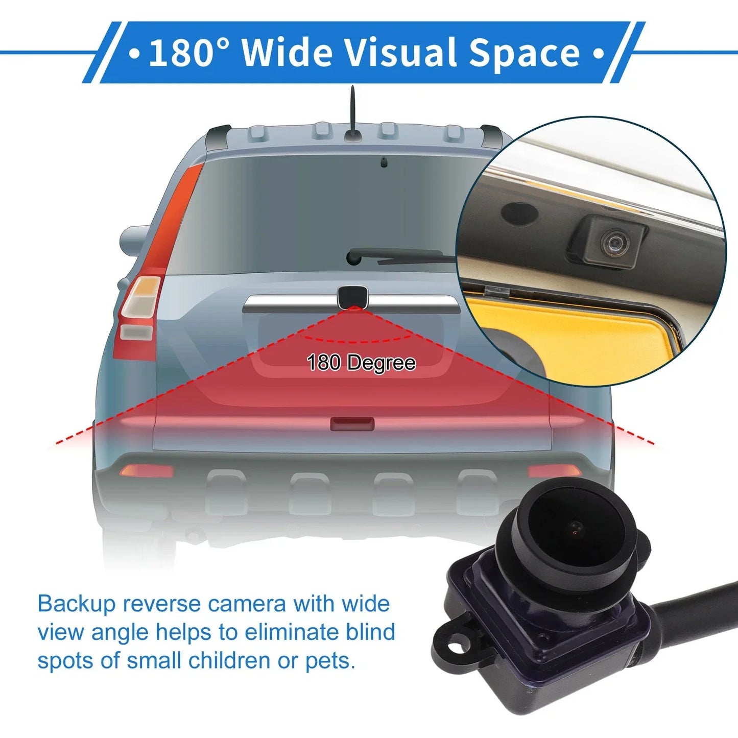 Rear View Camera 120-180° for Dodge Journey (2011-2020)
