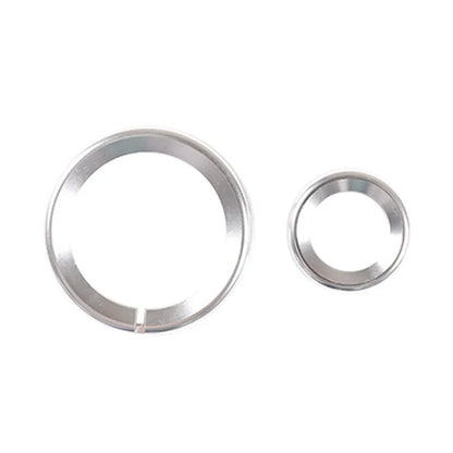 Silver Multimedia Knob Ring for Alfa Romeo Giulia Stelvio (2020-2021)