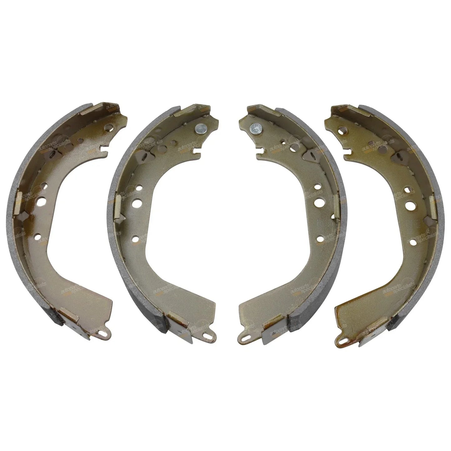 Full Set of 4 Rear Brake Shoes Linings Pads for Landcruiser FZJ70 FZJ73 FZJ75