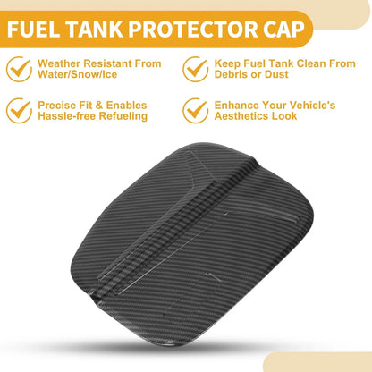 Fuel Tank Door Cap for Honda Accord 2023-2025 Gas Tank Flap Carbon Fiber