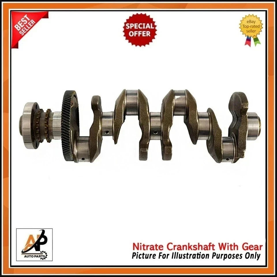 Crankshaft With Gear And Bearings for BMW 2.0 Diesel N47 (2007–2019)