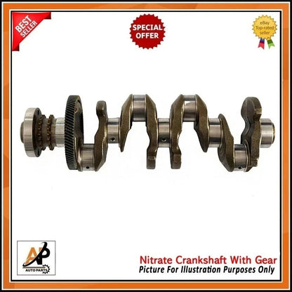 Crankshaft With Gear And Bearings for BMW 2.0 Diesel N47 (2007–2019)
