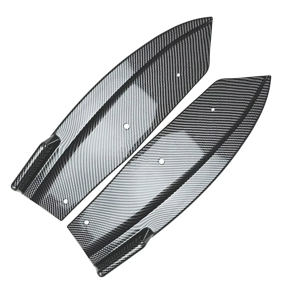 Carbon Black Rear Bumper Lip Wrap Splitters for BMW X4 G02 M Sport (2018-21)