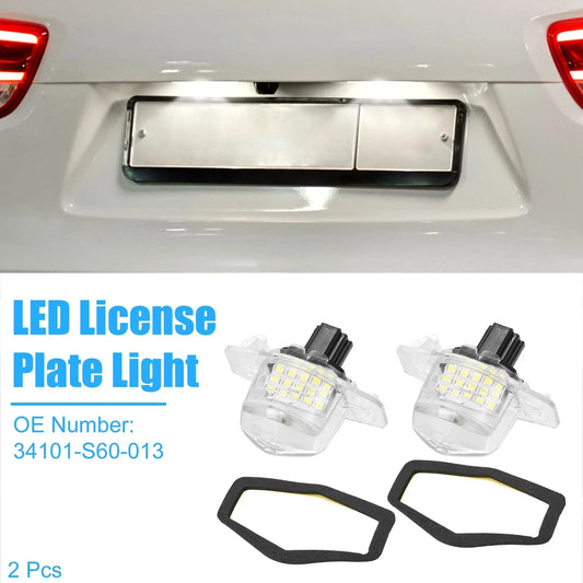 2 x LED License Plate Lights for Honda CR-V (2007-2012)