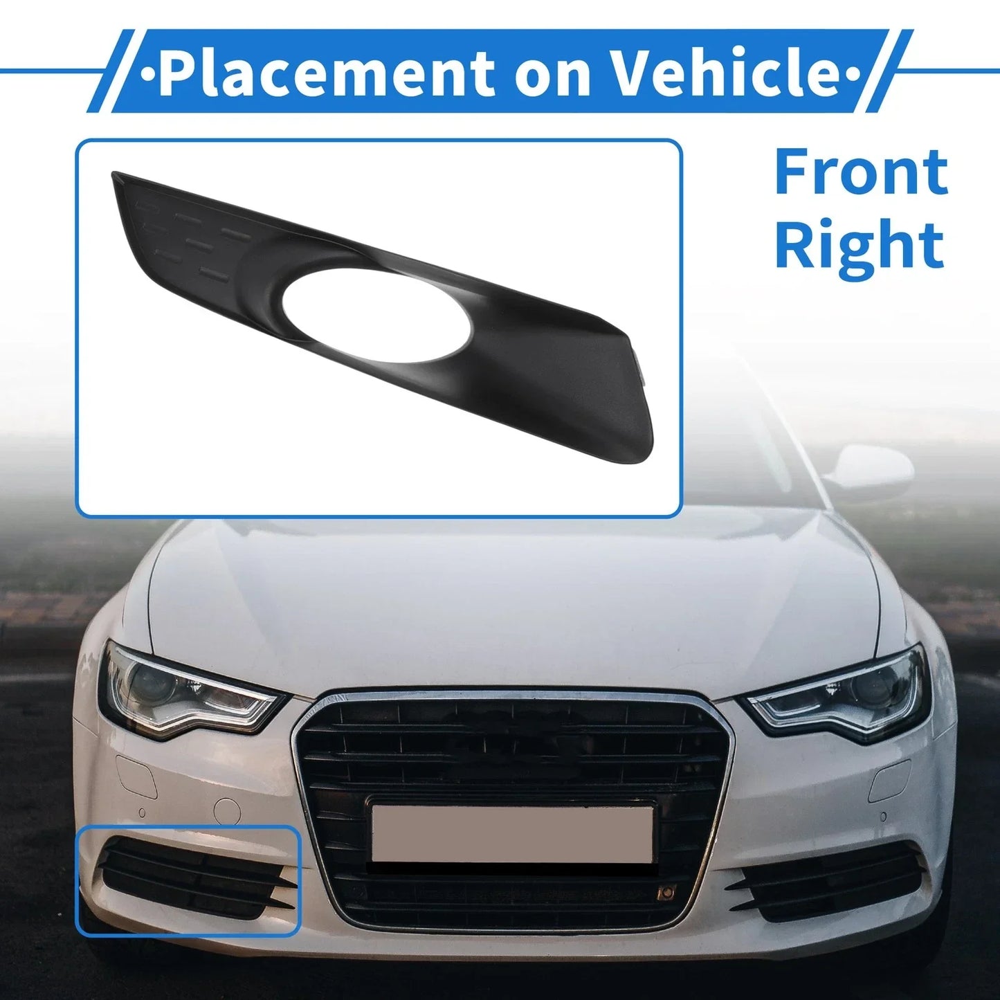 Front Right Fog Light Grill for Honda Accord Crosstour (2010-2013)