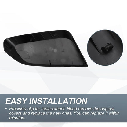 Gloss Black Left Side Rearview Mirror Cover for Chevrolet Impala (2014-2020)