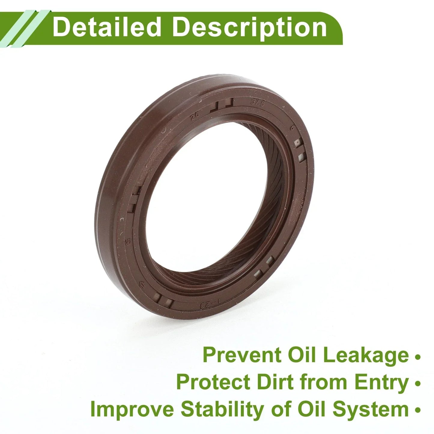 Front Crankshaft Oil Seal for Hyundai Accent Elantra, Kia Optima Rio (2000-2023)