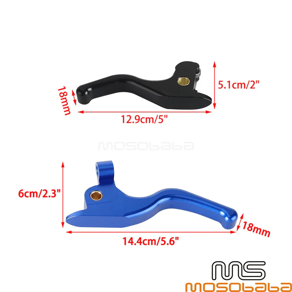 Finger Brake Clutch Hand Levers for Harley Touring Road Glide Ultra (2009-2023)