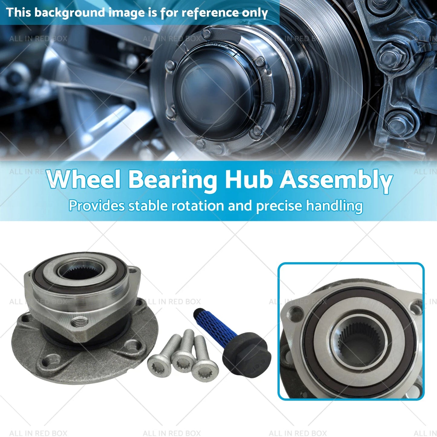 Wheel Bearing Hub Assembly for Volkswagen Golf Jetta MK5 MK6 (2006-2014)