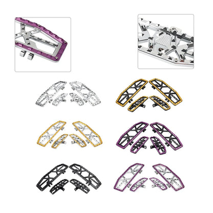 Driver Passenger Floorboard Foot Pegs for Harley Touring (1986-2023)