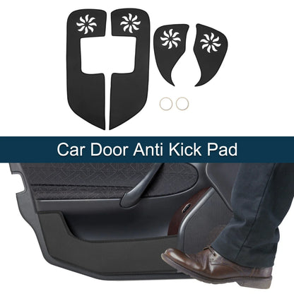 Car Door Anti Kick Pad Sticker Protector for Lexus CT200H (2011-2014) Black