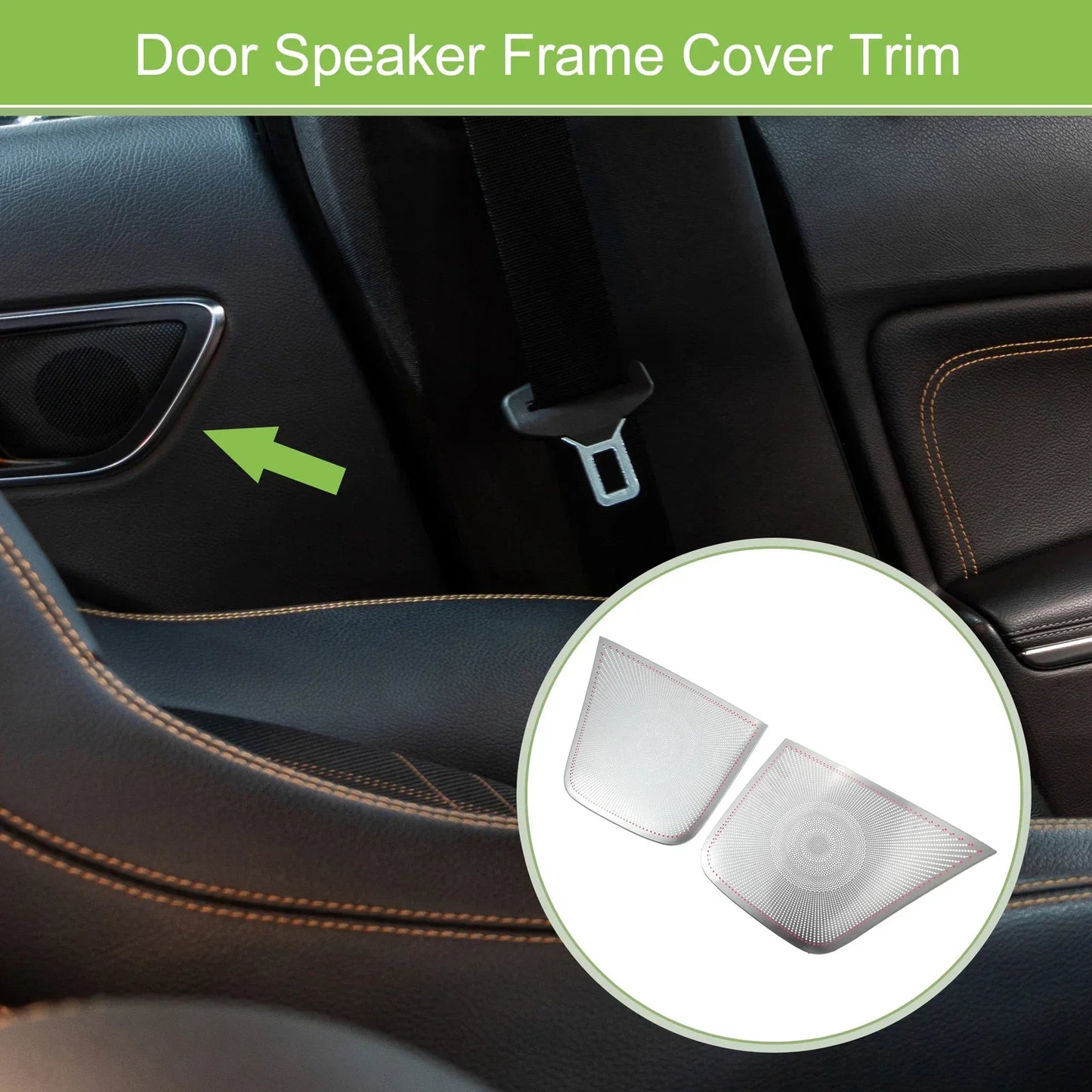 4pcs Speaker Frame Cover Trim for Mercedes Benz CLA C117 (2013-2019)