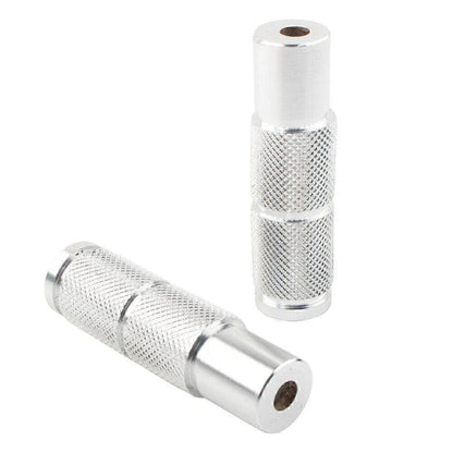 CNC Silver Rear Foot Pegs for Universal Motorcycle