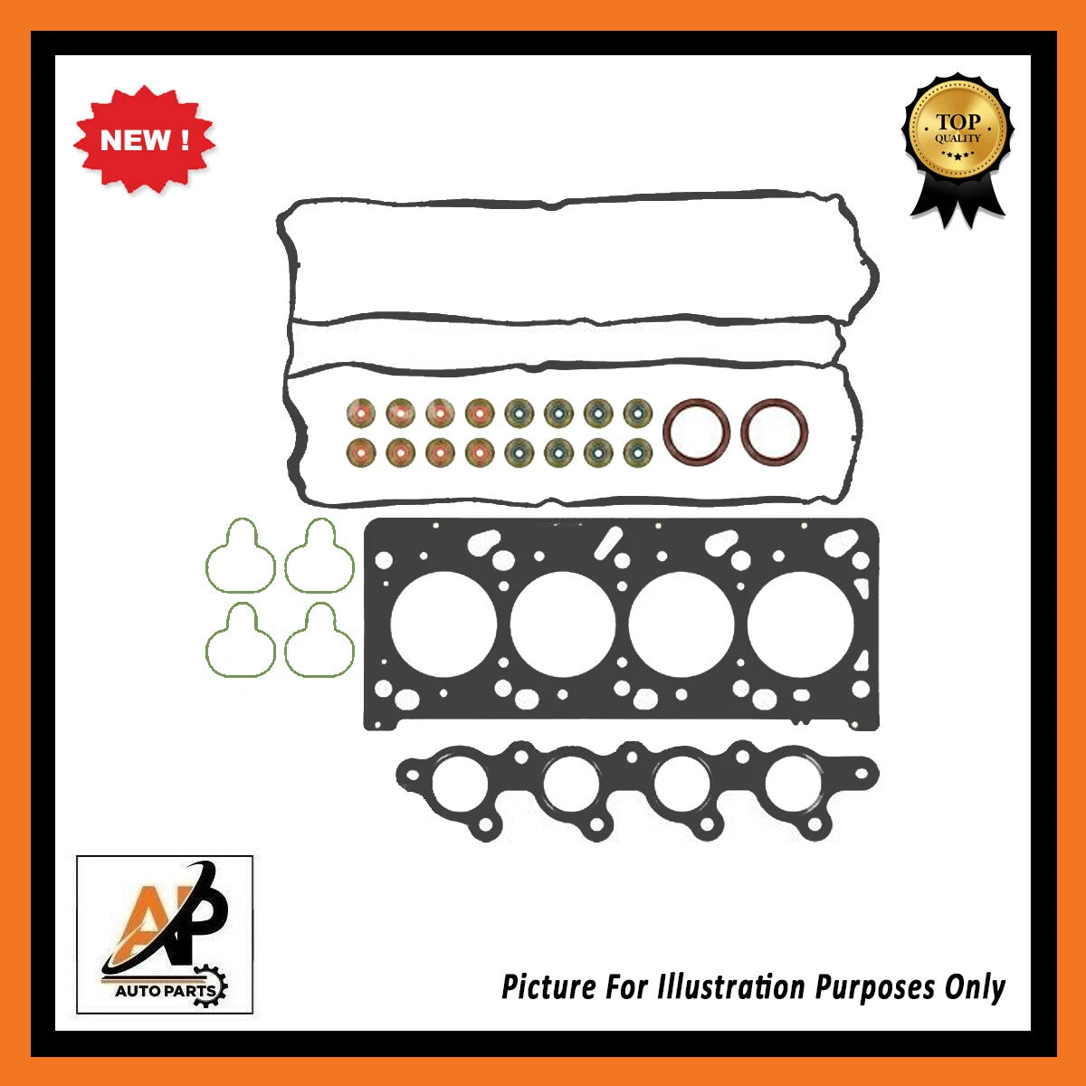 Head Gasket Set Replacement for Ford Focus MK1 1.8 Zetec (1999–2004)