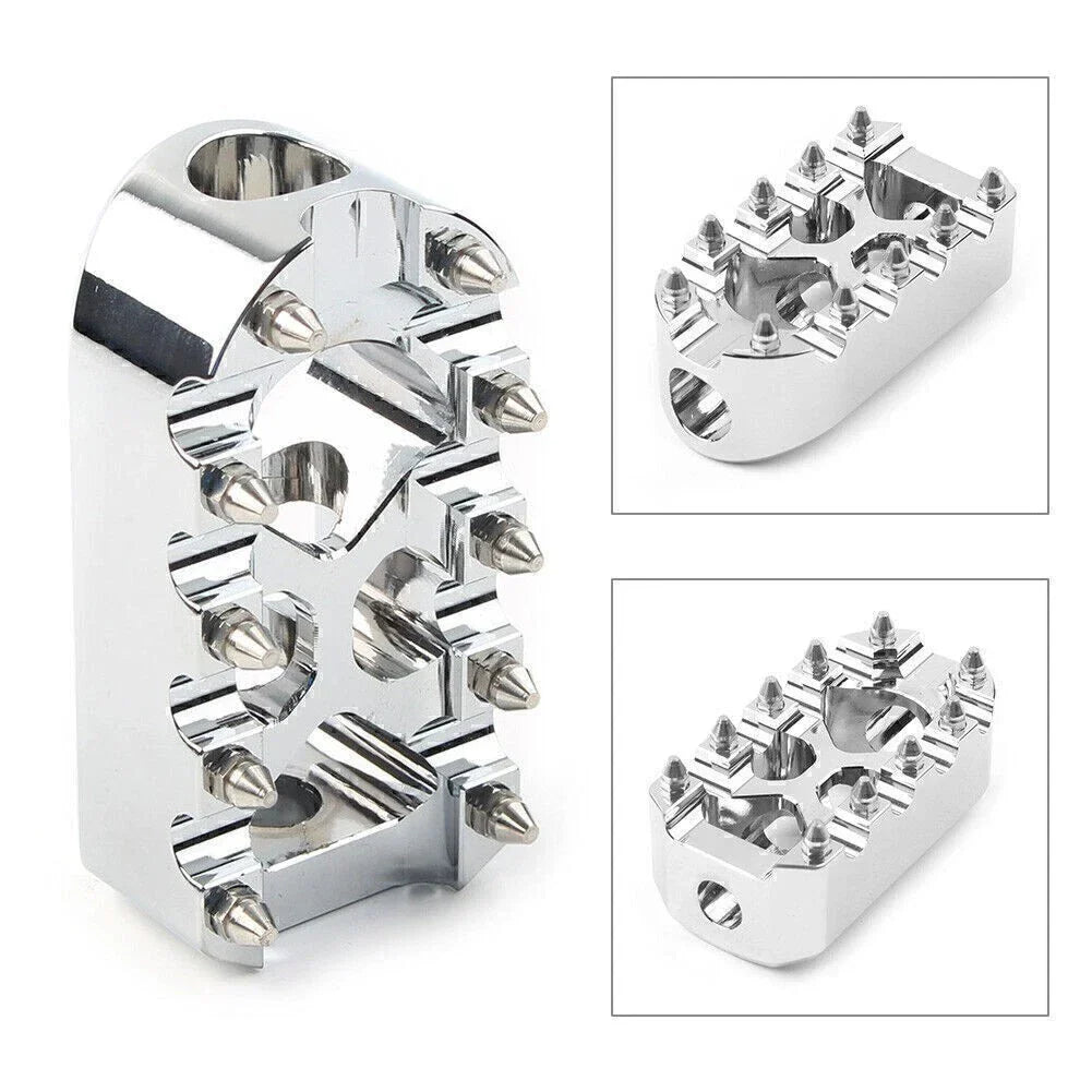 Anti-Skid Brake Shift Peg Pedals for Harley Universal Chrome
