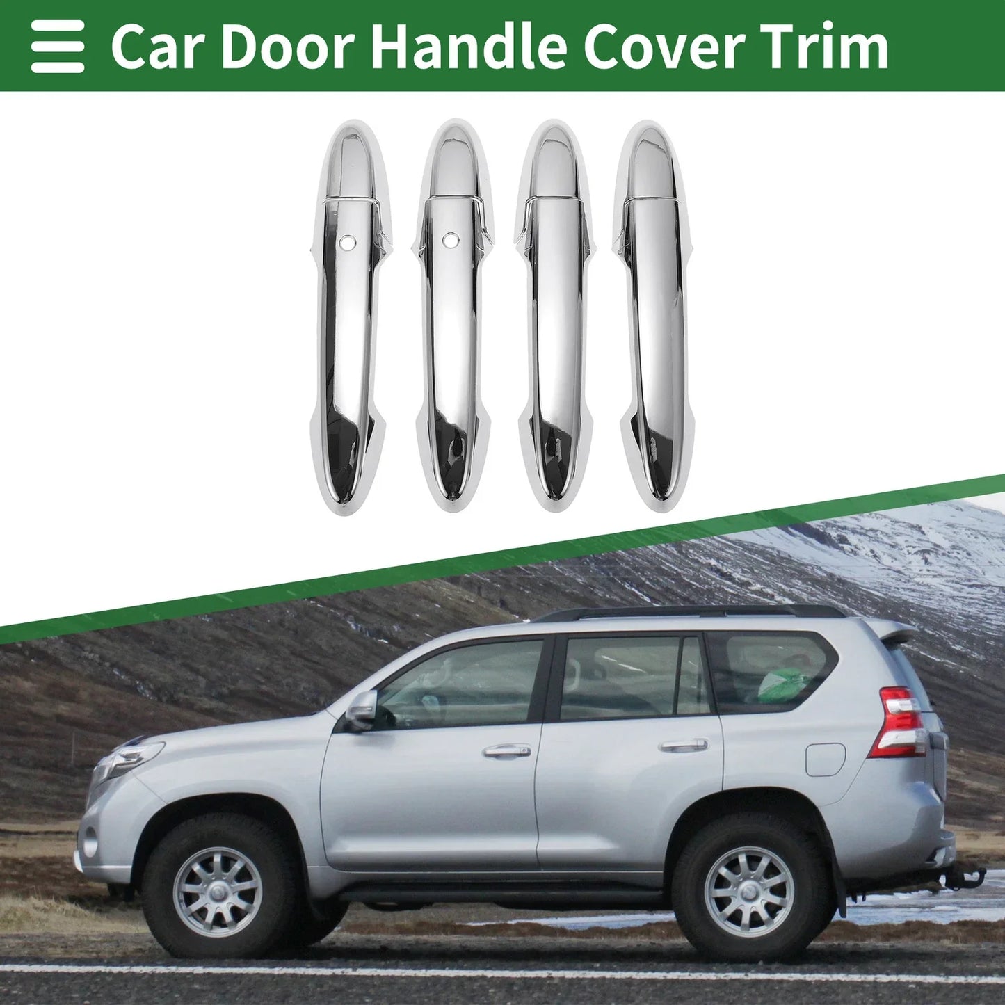 Smart Car Door Handle Cover Trim for Honda Fit Jazz GK5 GP5 (2014-2018)