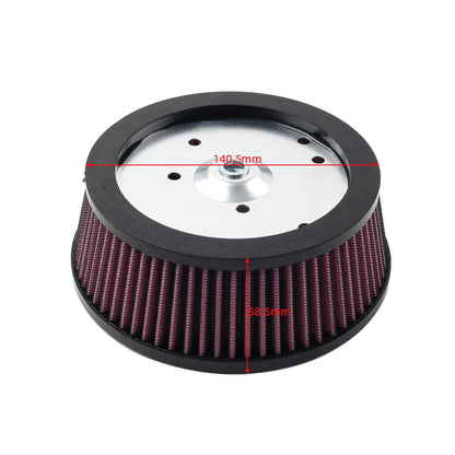 Grey Air Cleaner Filter for Harley Dyna, Softail, Touring (1999-2017)