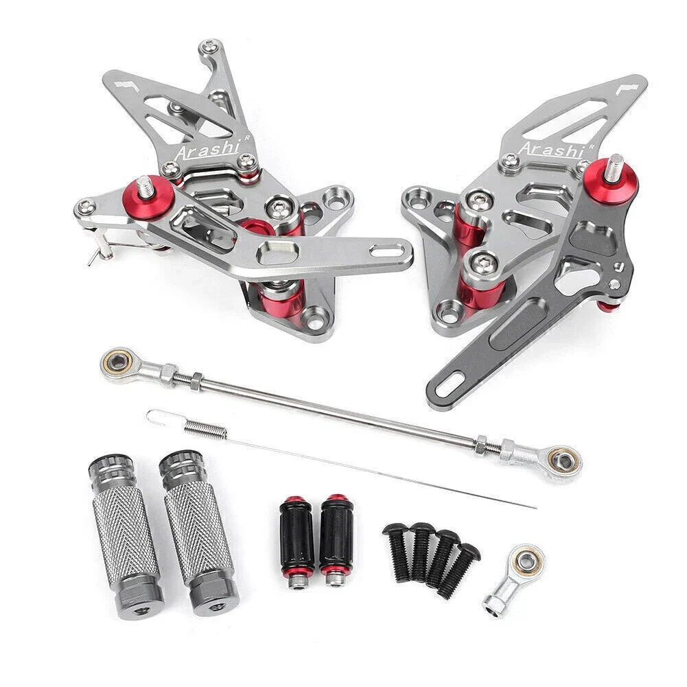 CNC Rearset Footpeg Rest Pedal for Suzuki GSXR 1300 Hayabusa (1999-2018)
