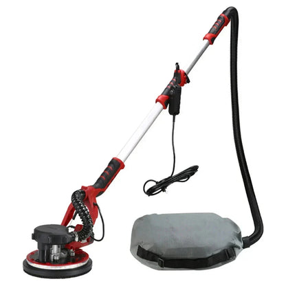 225mm 1250W Dustless Wall Polishing Machine with Long Rod & LED