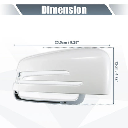 Right Mirror Cover Cap White for Mercedes Benz A Class B Class C Class (2012-2019)
