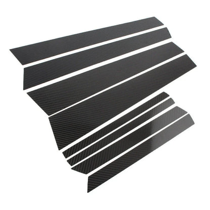 Carbon Fiber B Pillar Trim Covers for BMW E71 X6 2009-2014 (2009-2014)