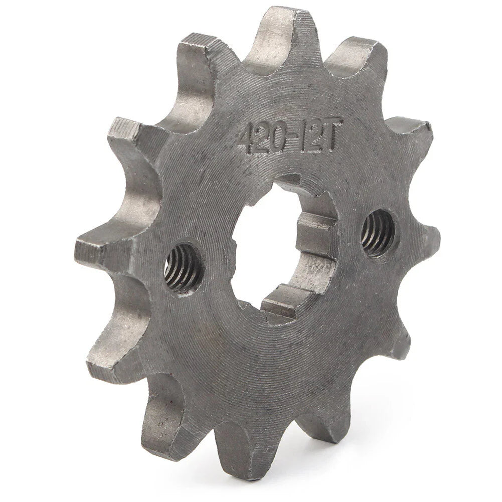 12T 17mm Front Chain Sprocket for 50cc 70cc 90cc 110cc 125cc Pit Dirt Bike ATV