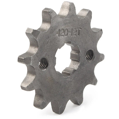 12T 17mm Front Chain Sprocket for 50cc 70cc 90cc 110cc 125cc Pit Dirt Bike ATV