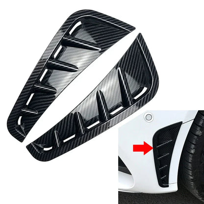 Carbon Front Bumper Spoiler Side Air Intake Cover for Benz C-Class (2019-2021)
