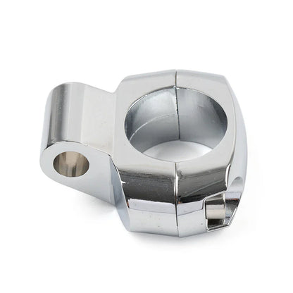 Handlebar Mirror Mount Clamp for Harley Dyna Fatboy