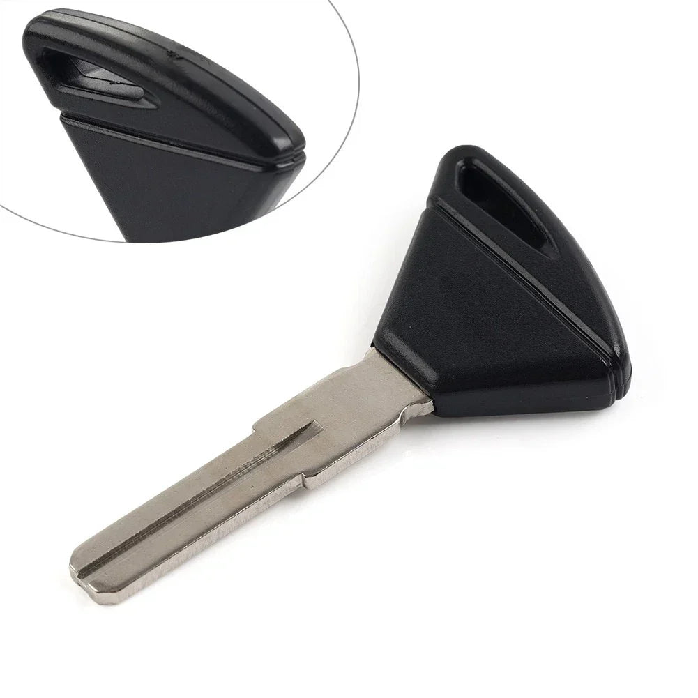 Black Uncut Blade Blank Key for Aprilia ETV 1000, Caponord, RS125, Mana 850