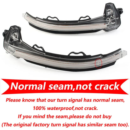 Dynamic LED Turn Signal Light for Audi A4 S4 A5 S5 Side Mirror Indicator 2x