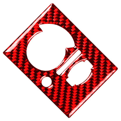 Red Carbon Fiber Headlight Switch Panel Cover for Dodge Challenger (2008-2014)