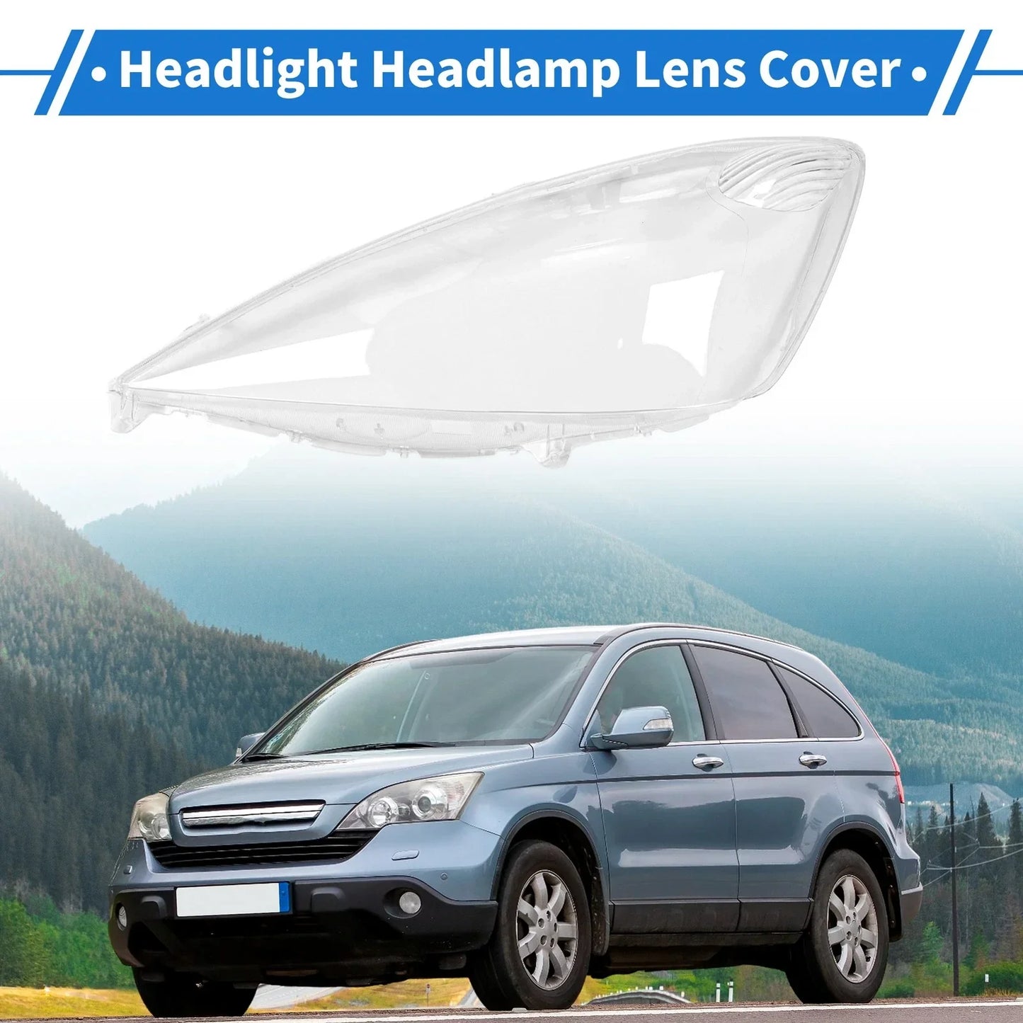Car Front Left Headlight Lens Cover for Honda Fit (2009-2010)