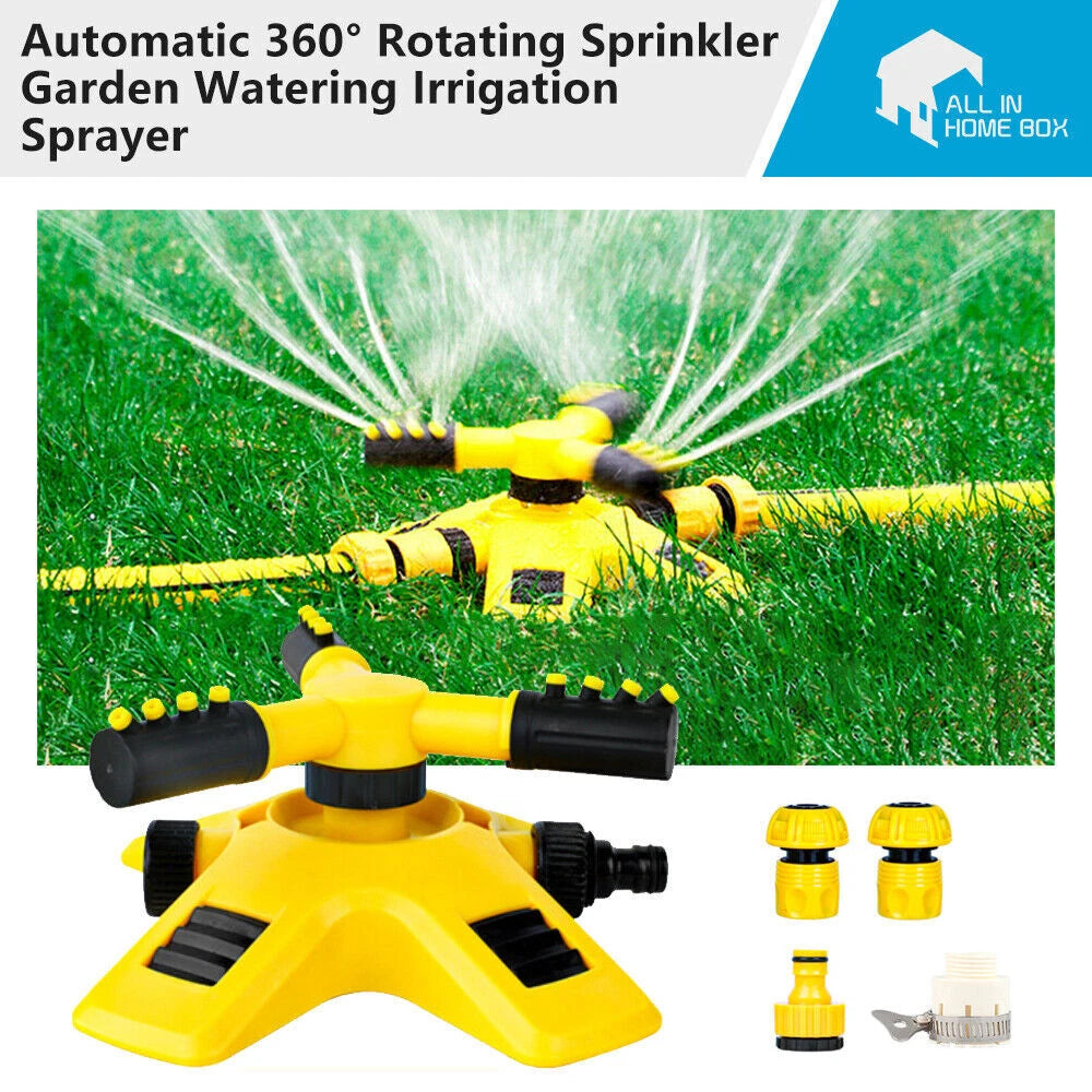 360° Automatic Lawn Sprinkler for Garden Irrigation