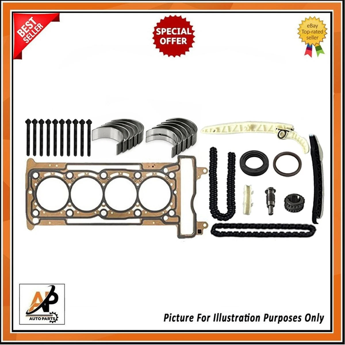 Engine Gasket Rebuild Kit Replacement for Mercedes GLB E Class (2020–2023)