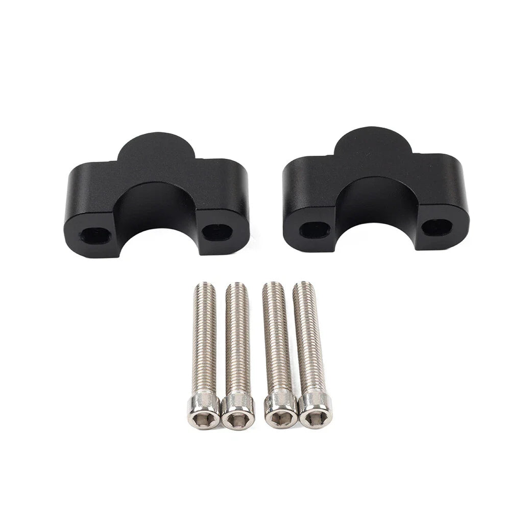 1 x Motorcycle Handlebar Risers Mount Clamp 1 1/8" for Honda Suzuki Kawasaki