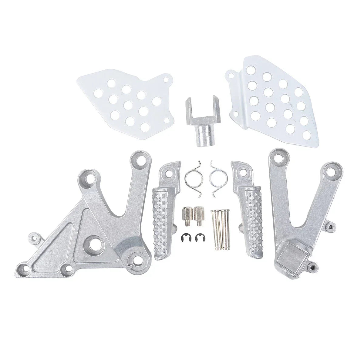 Silver Front Foot Pegs for Honda CBR600RR (2003-2006)