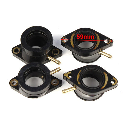 Carburetor Intake Flange Boot Set for Yamaha XJ550 Maxim, Seca (1981-1983)