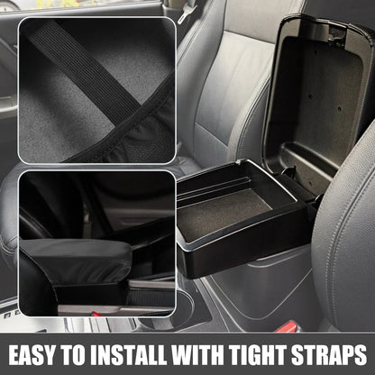 Car Center Console Armrest Cover Trim for Honda Civic (2022-2023) Black
