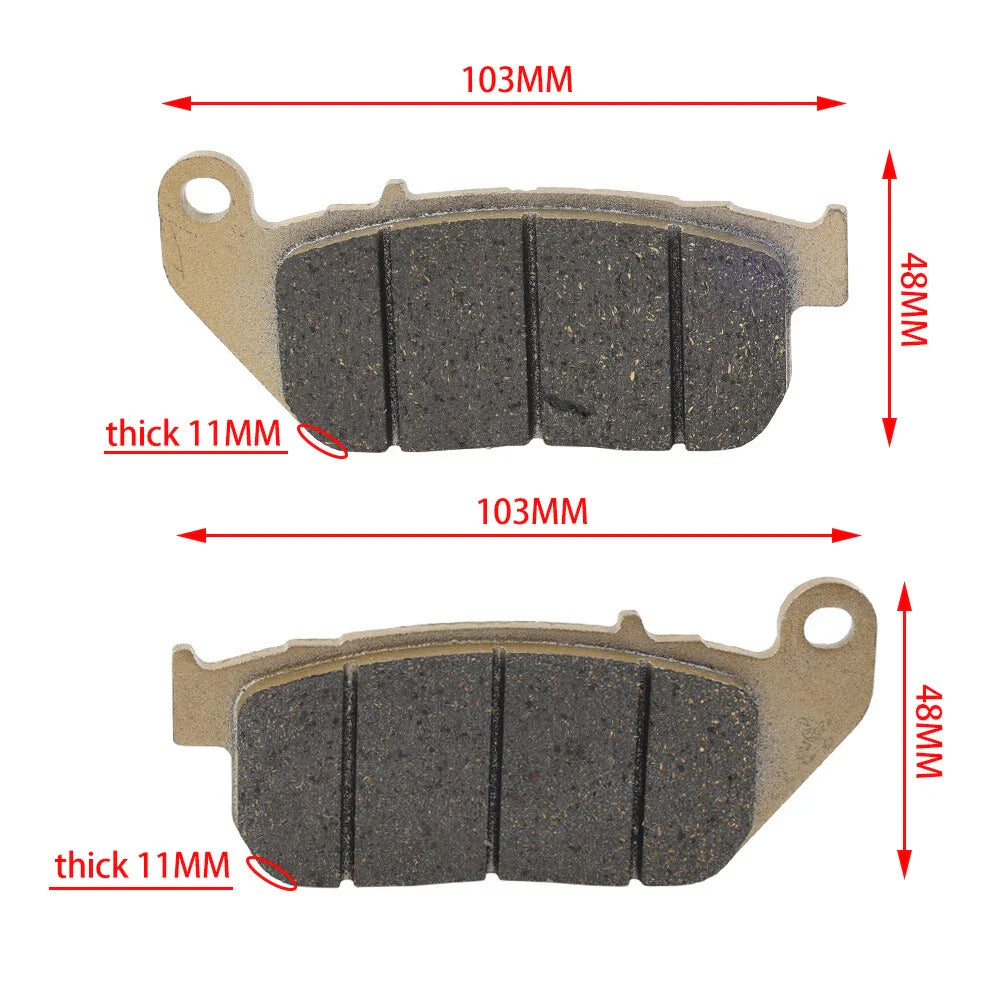 Front Brake Pads for HARLEY DAVIDSON XL 883 R Sportster, XL 1200 C (05-13)