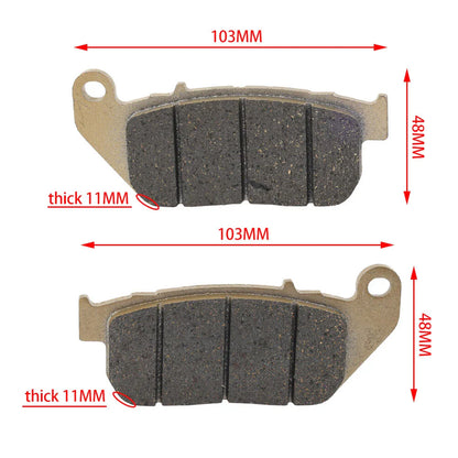 Front Brake Pads for HARLEY DAVIDSON XL 883 R Sportster, XL 1200 C (05-13)