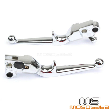 Chrome Hand Lever Clutch Brake Lever for Harley Softail FLSTSC FLSTF FLSTN FXSTC (2000-2017)