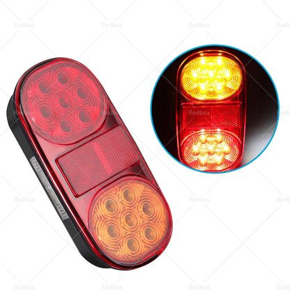 28 LED Trailer Lights for Truck Camper UTE Caravan Stop Indicator