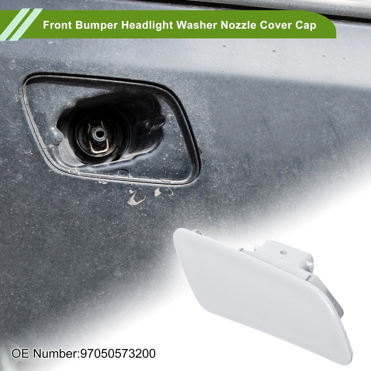 Washer Nozzle Cover for Porsche Panamera 2014-2016 - White
