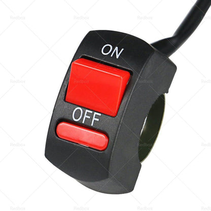 Motorbike ATV Handlebar Light Switch ON OFF Button