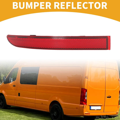 Rear Left Bumper Reflector for Mercedes Sprinter 1500 (2019-2022) Red