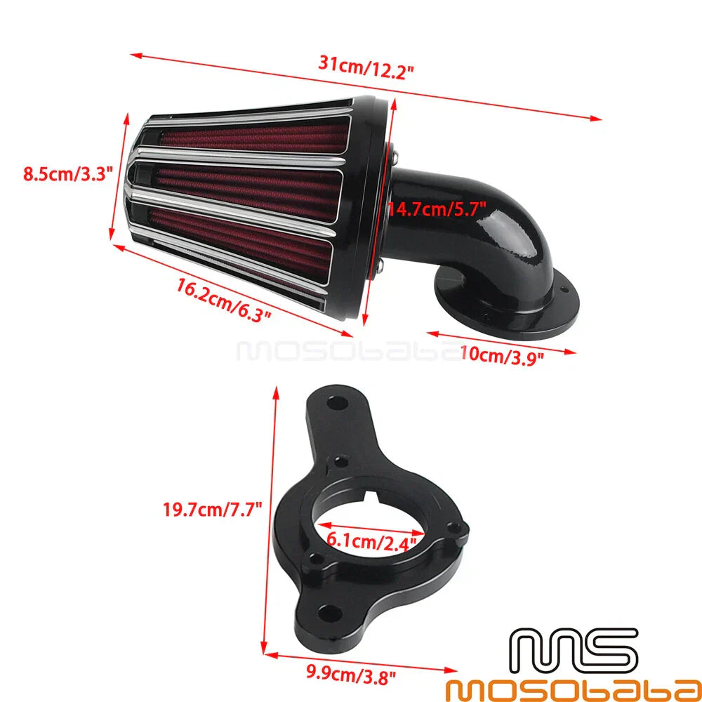 Air Filter Cleaner Intake Kit for Harley Touring Road Glide FLTRX (2017-2023)
