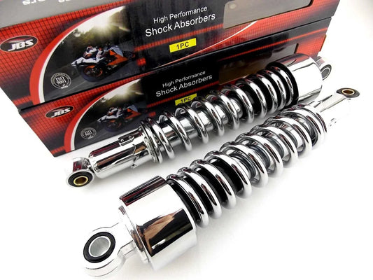 325mm JBS Chrome Rear Shock Absorbers for Yamaha TX650 (1970-1973)