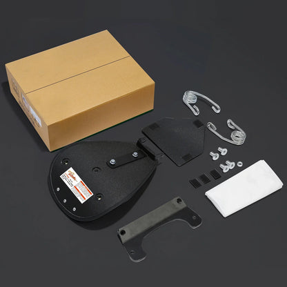 Black Front Driver Rider Seat for Harley Dyna Super Wide Glide (2007-2017)