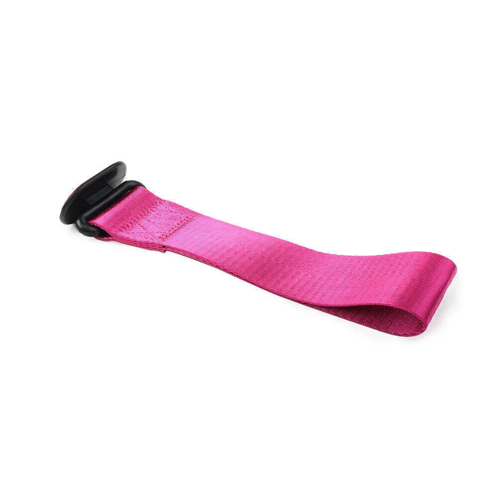 Tow Strap Belt Rope for Universal Car Rear/Front Bumper - Purple